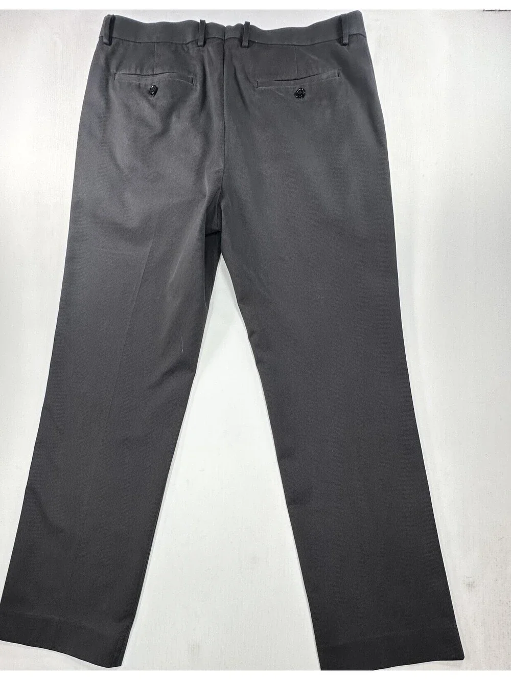 Banana Republic Non-Iron Slim Dress Pants Gray Mens 34/32